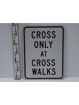 Cross Only At Cross Walks