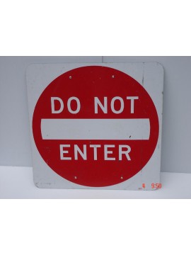 Do Not Enter Sign