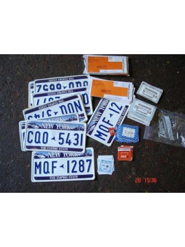 New York Car Plates and Tax Disks