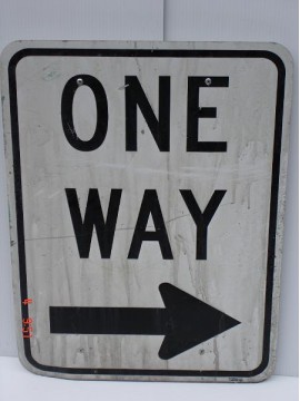 One Way Sign