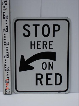 Stop Here On Red
